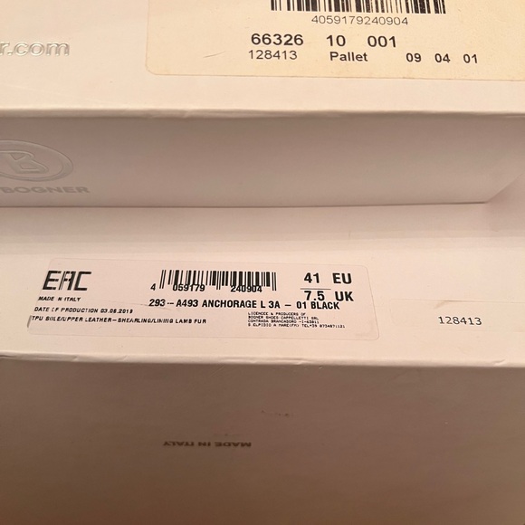 NIB Bogner Winter Boots Alpi Shearling Fur Size US 9 EU 41 - Picture 2 of 15